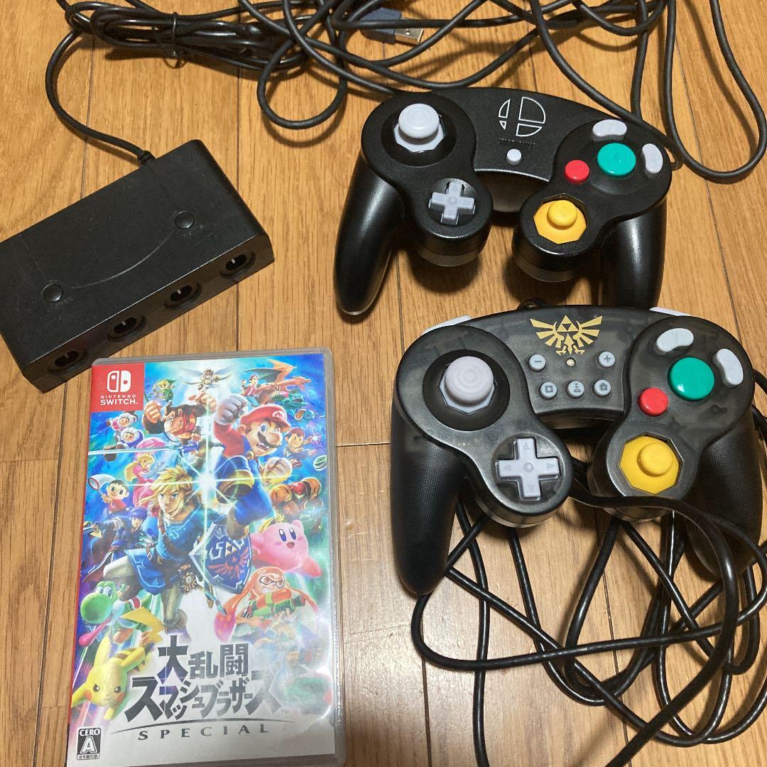 大乱闘スマッシュブラザーズシリーズ　gcコン　ホリコン　コントローラー接続タップ