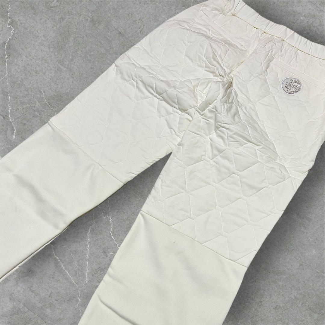 【新品未使用】23区ゴルフ M 冬最強防寒パンツ キルティング テーパードパンツ