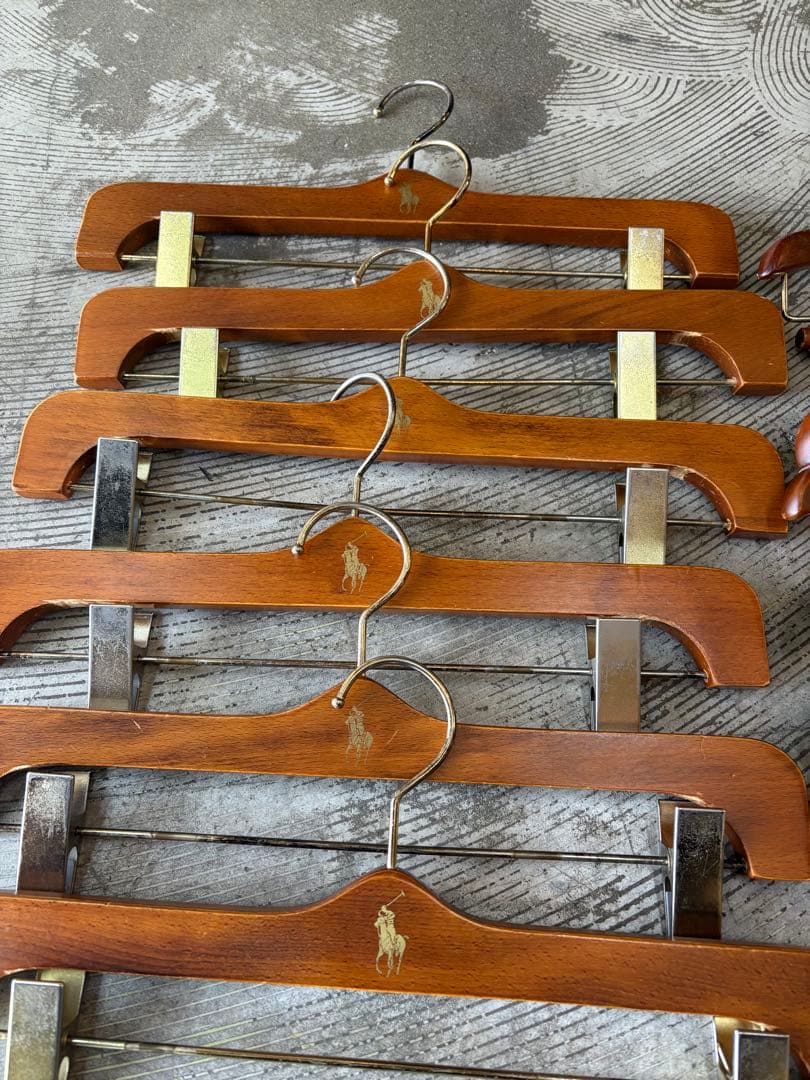 polo ralphlaurenポロラルフローレンハンガー6本づつセット