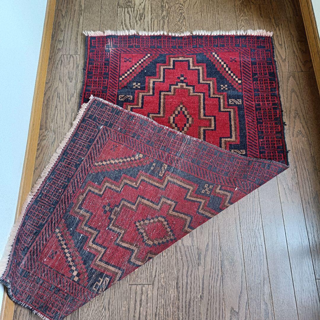 専用　ビンテージ トライバル ラグ キリム 絨毯 バルーチ 手織り