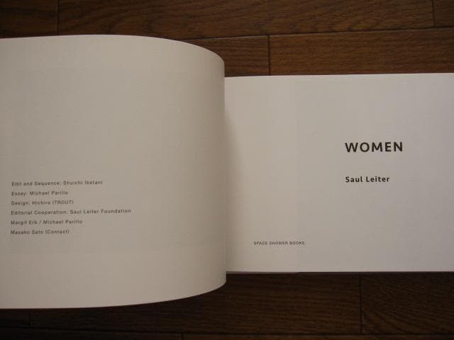 WOMEN　Saul Leiter　ソール・ライター　初版