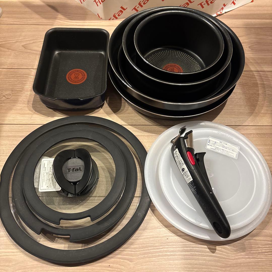 T-fal 取ってのとれるフライパン　12点セット