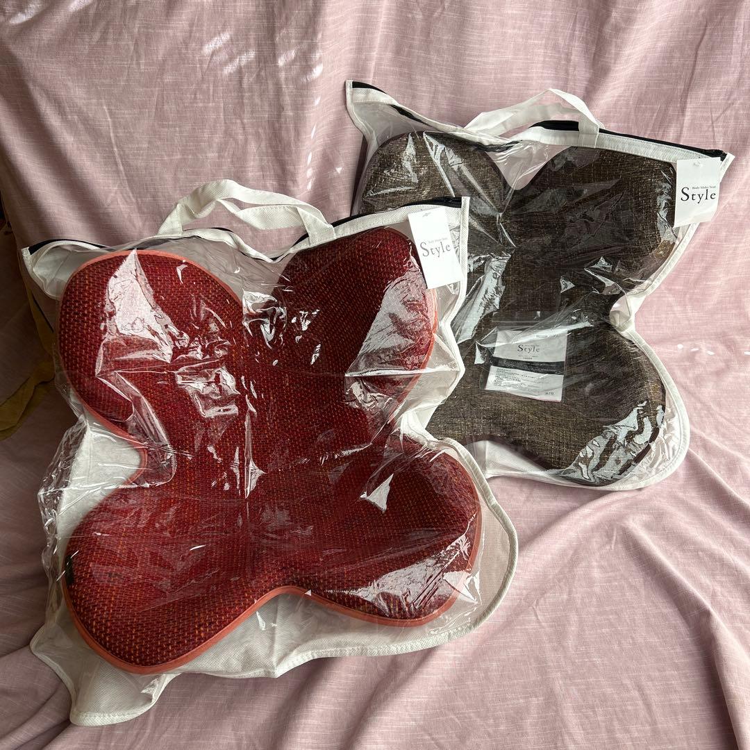 MTG 骨盤サポート　ボディメイクシート　スタイル　レッドブラウン　2色セット