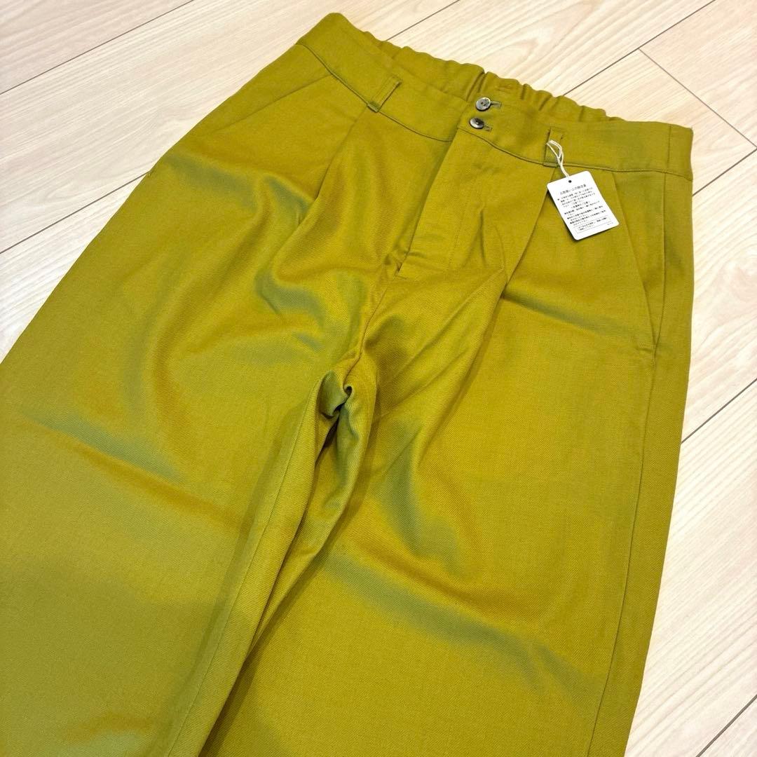 パラスパレス【F】パンツ 黄緑　グリーン　緑 春　新品　未使用　タク付き　人気