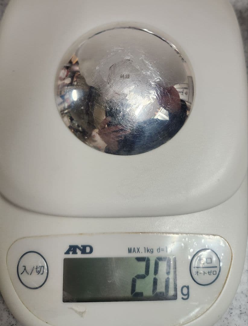 純銀盃皿のみ 甲台無し