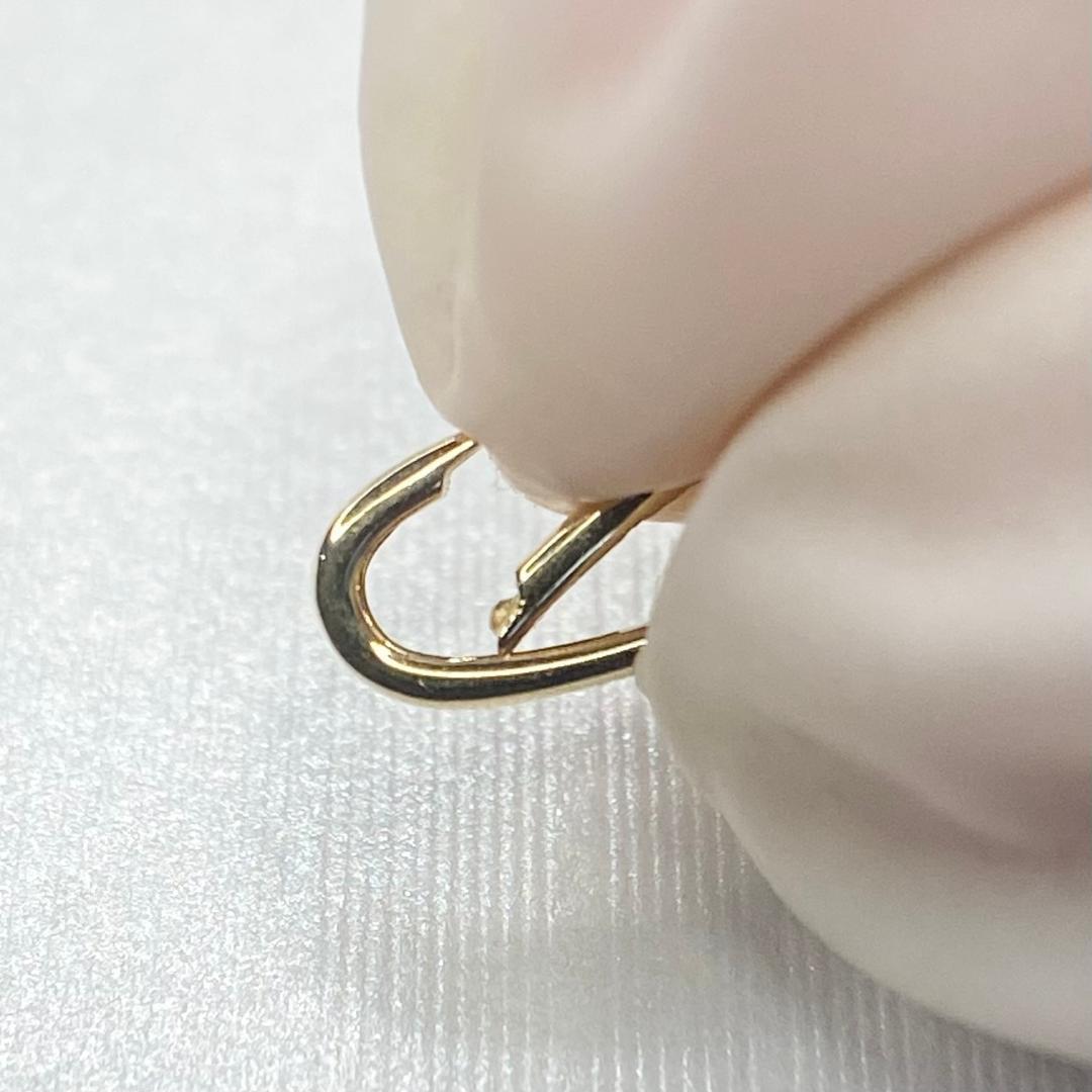 K18YG WG PG クラスプ オーバル 18k パーツ スナップ開口 コマ