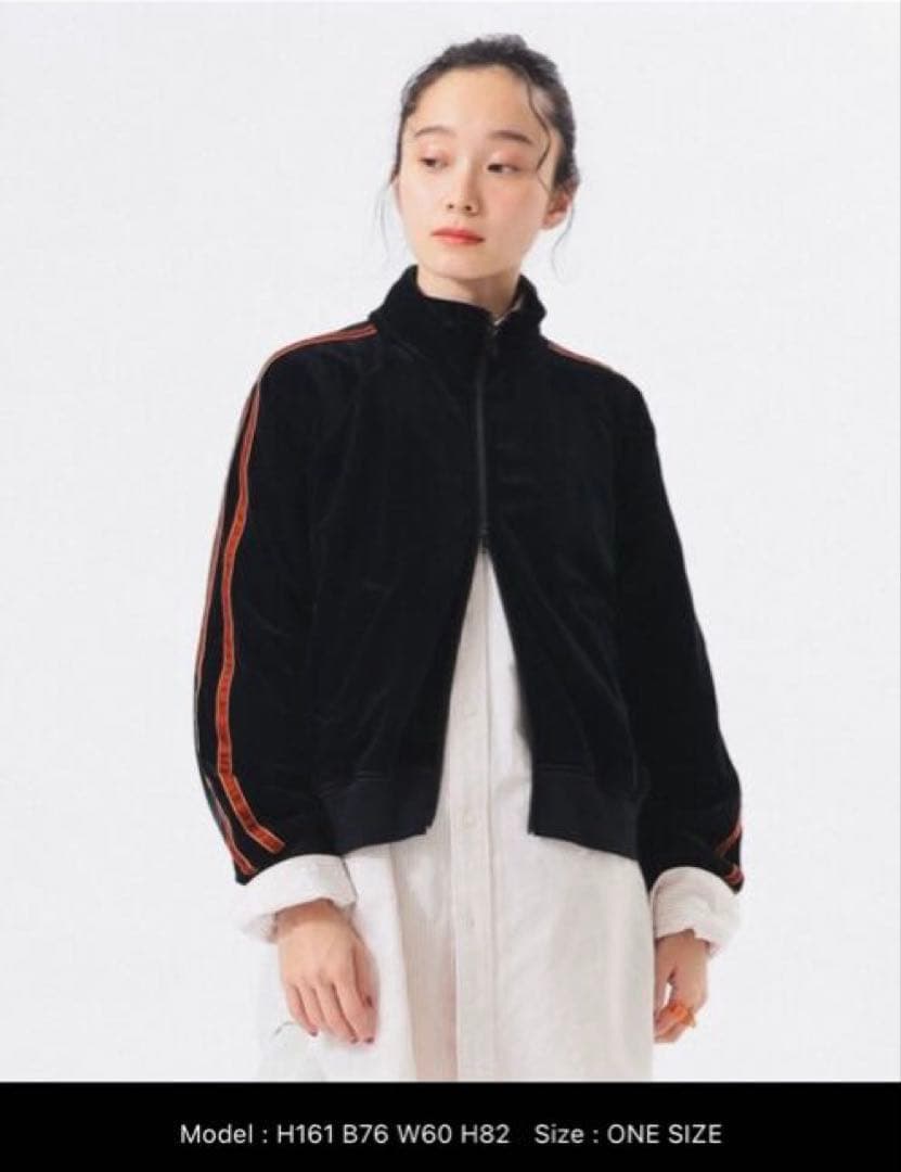 きのこ様購入専用　ビームスボーイ　パーカー ベロア ライン フルジップ