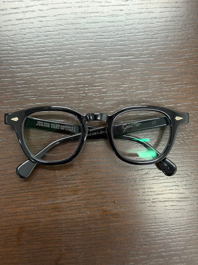 【美品】JULIUS TART OPTICAL AR 48□24 黒