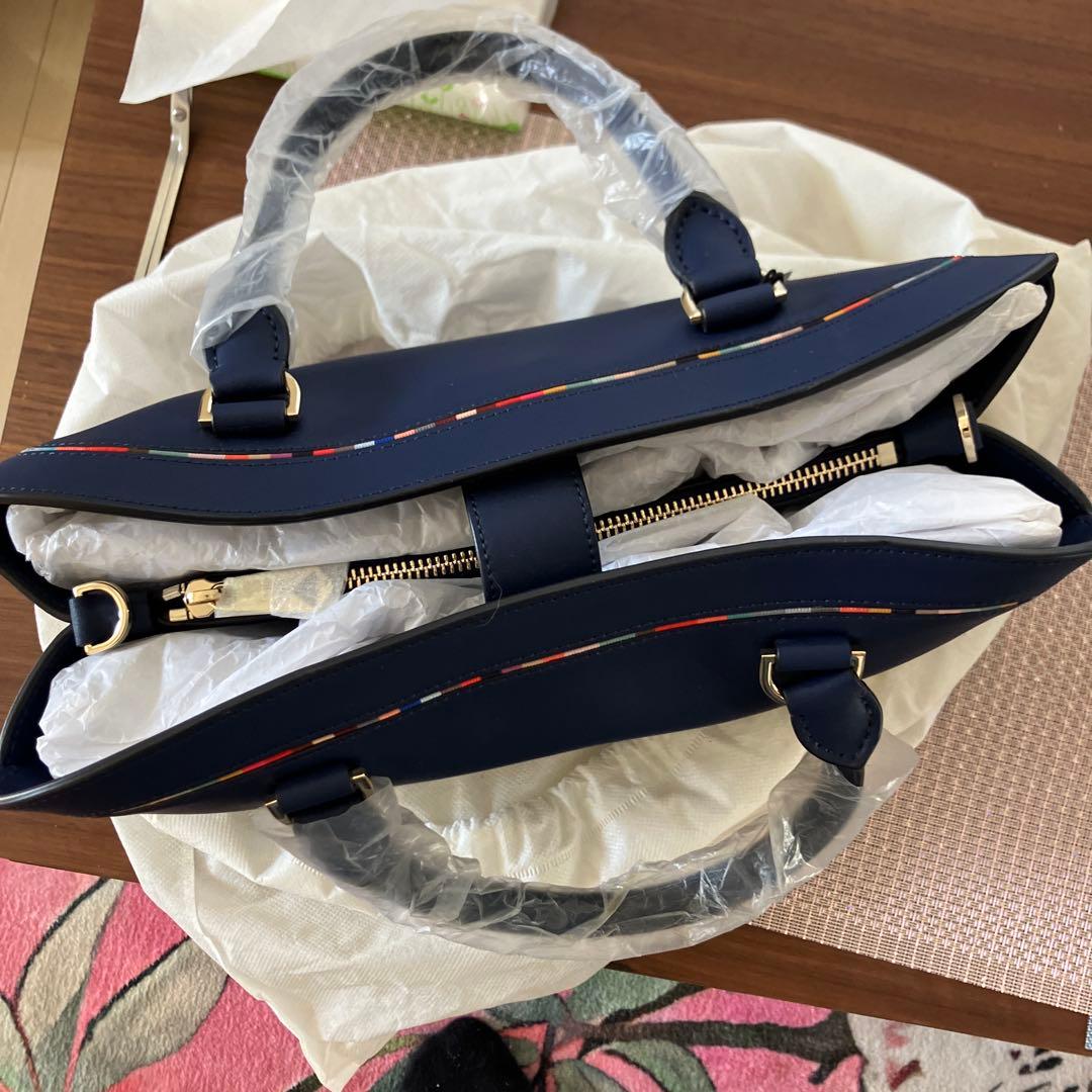 ポールスミス　新品未使用 ネイビー ビジネスバッグ 合成皮革