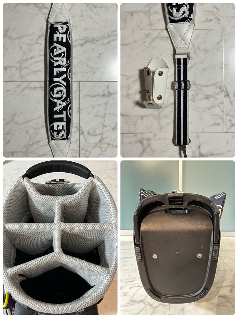 ⭐️美品⭐️パーリーゲイツ キャディバッグ スタンド付き ゴルフバッグ⭐️