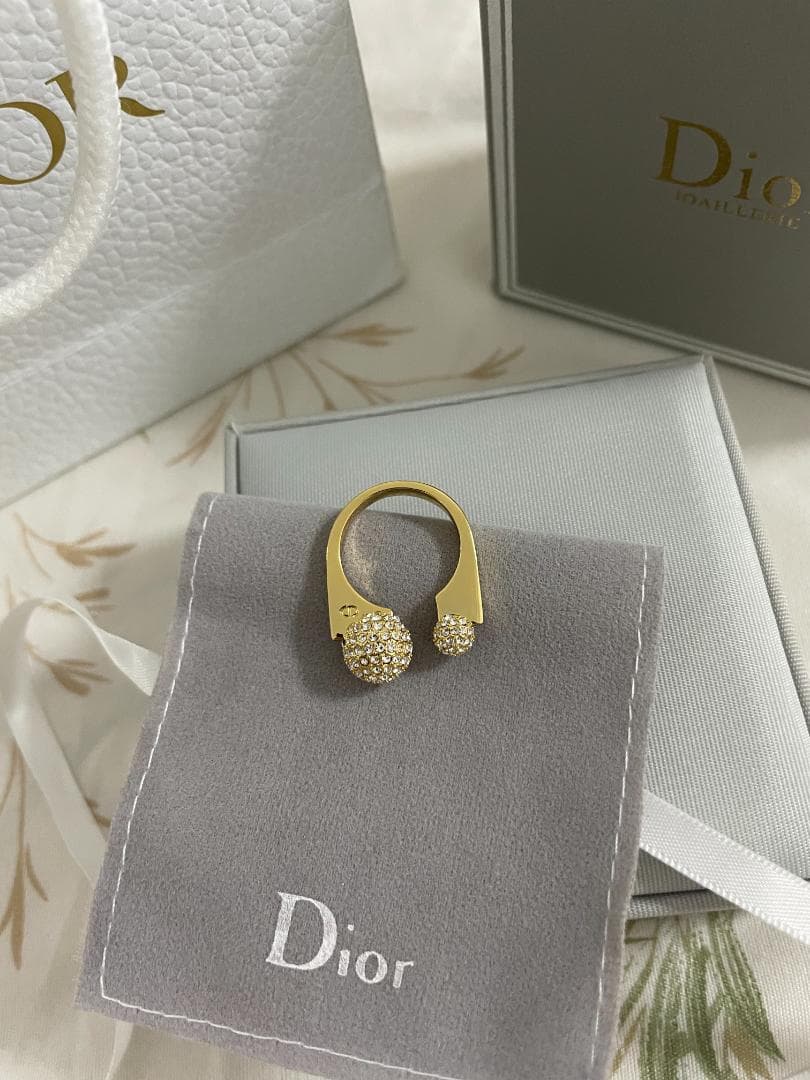 ゴールド/即発送 ディオール リング DIOR 指輪