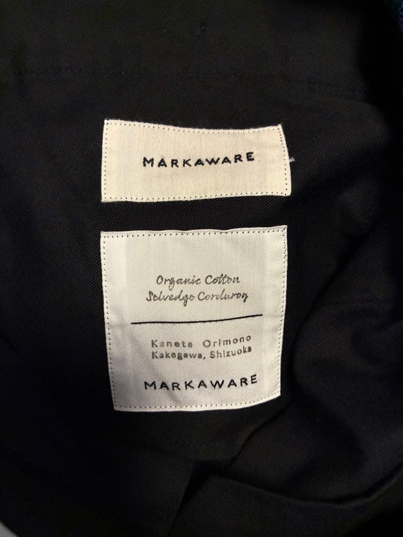 【MARKAWARE】トラウザーズ オーガニックコットンコーデュロイ ストレート