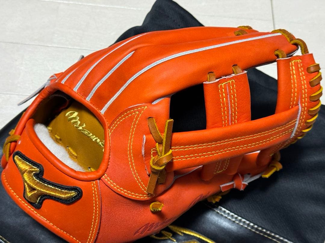 Mizuno Pro 硬式オーダーグローブ 長岡モデル+5mm 小ユニ仕様