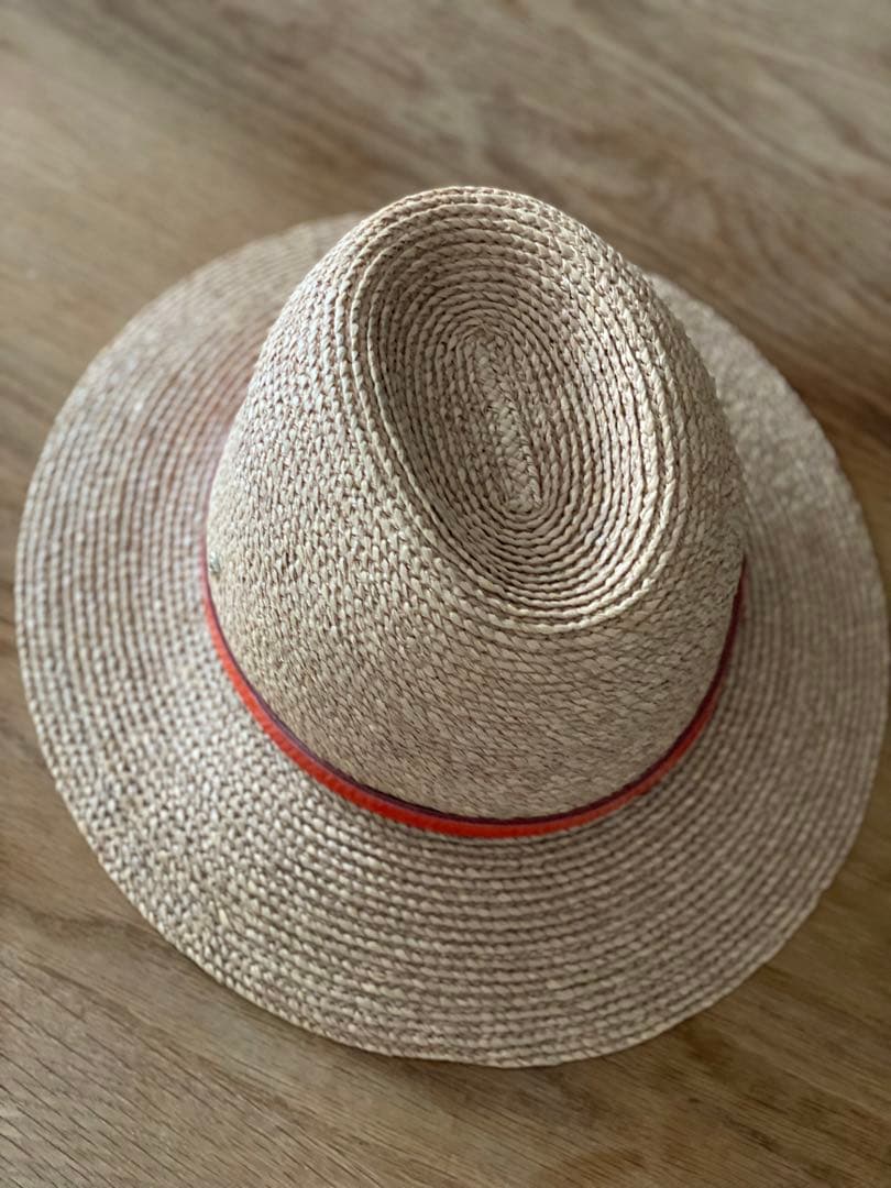 値下げ‼️HELEN KAMINSKI パナマハット　オレンジライン