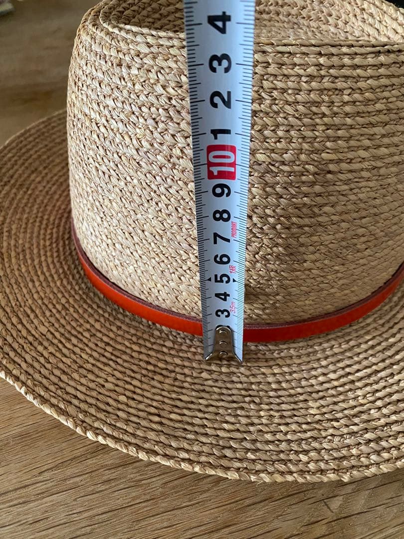 値下げ‼️HELEN KAMINSKI パナマハット　オレンジライン