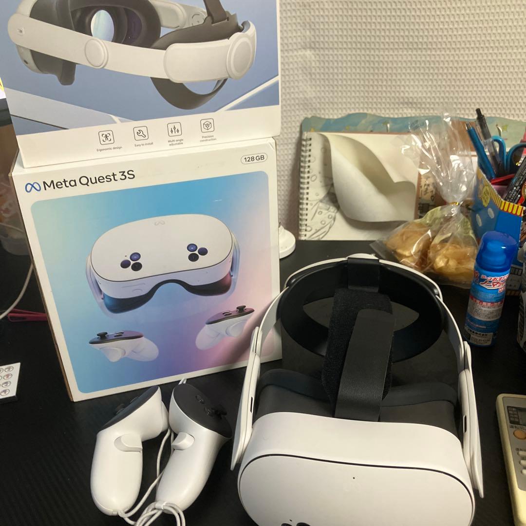  Quest 3S 128GB エリートストラップ、シリコンカバー付き