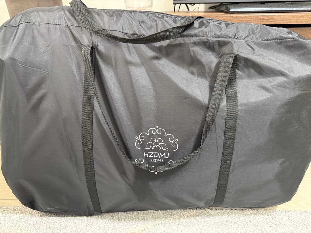 【2024年購入】hzdmj ベビーベッド　グレー