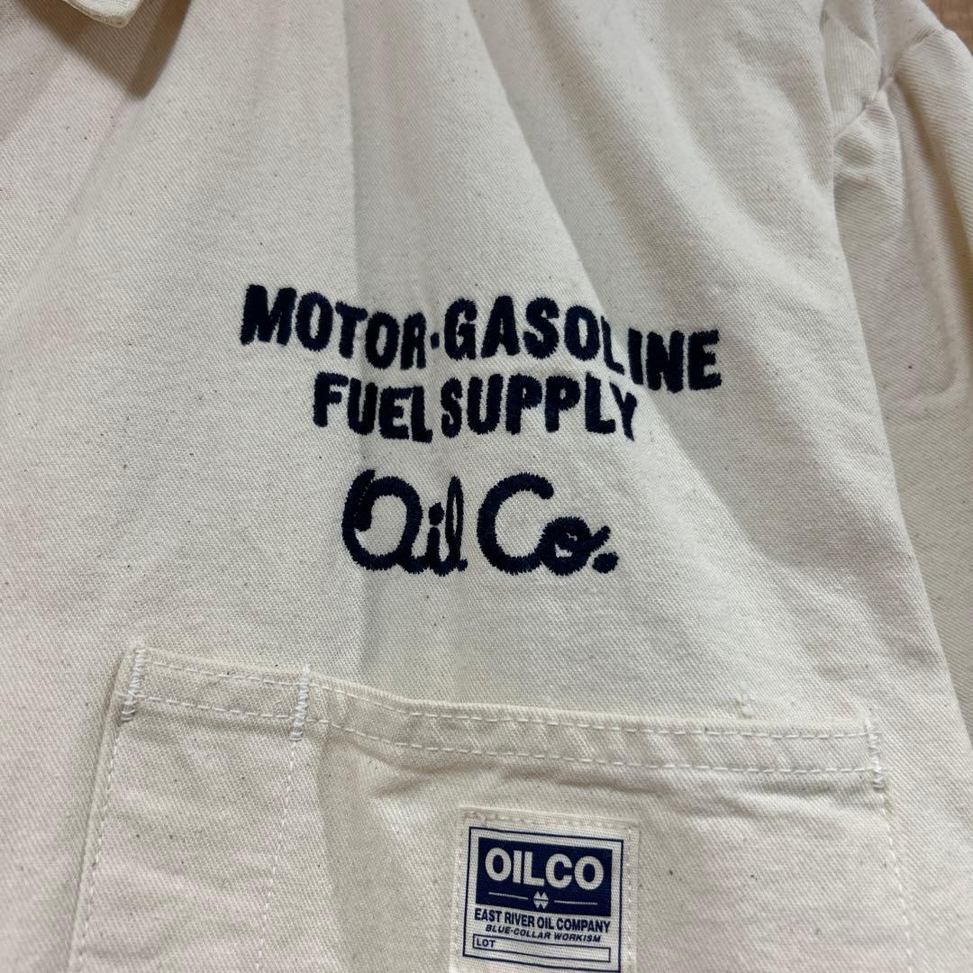oilco 生成り カバーオール