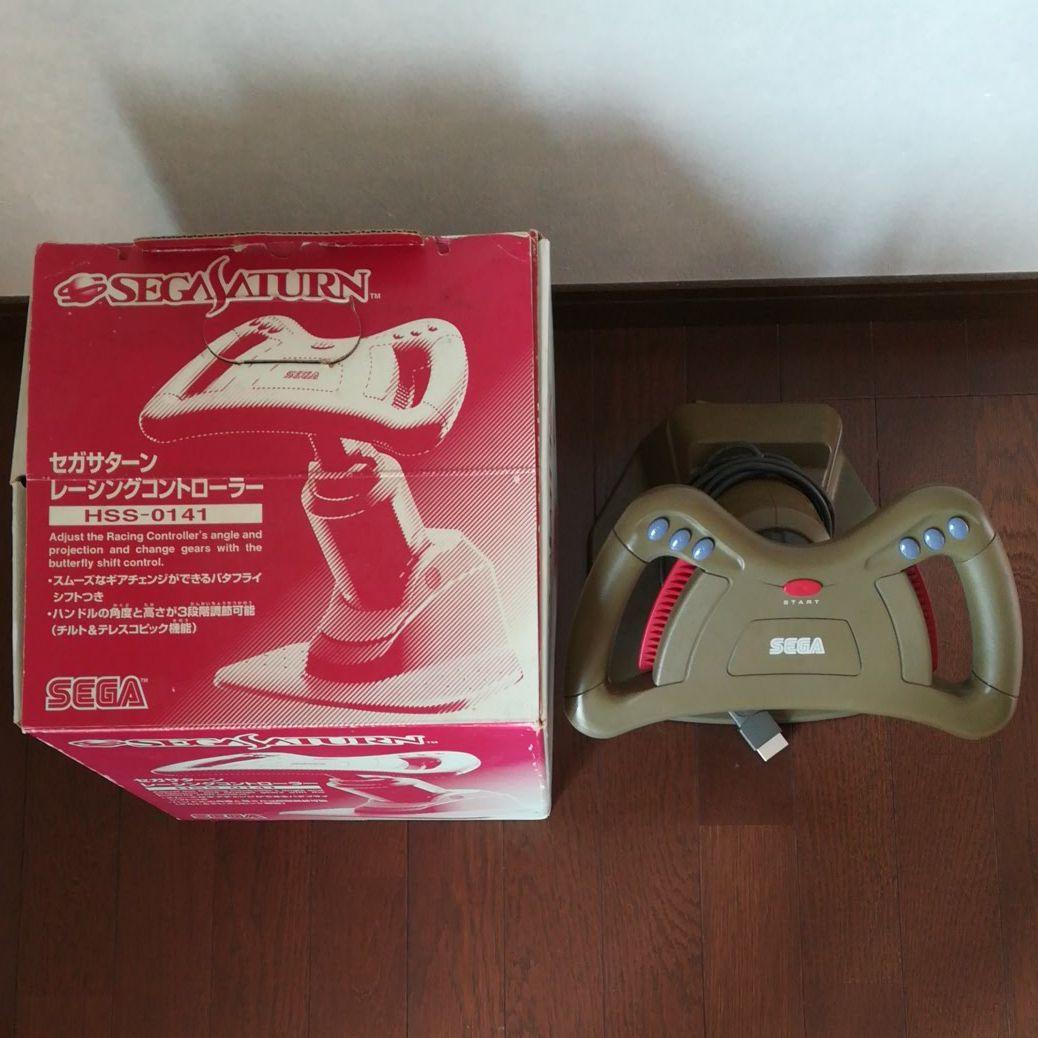 セガサターン　レーシングコントローラー