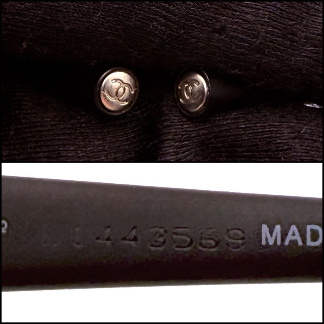 CHANEL シャネル　シールドレンズ　サングラス　ココマーク　リムレス