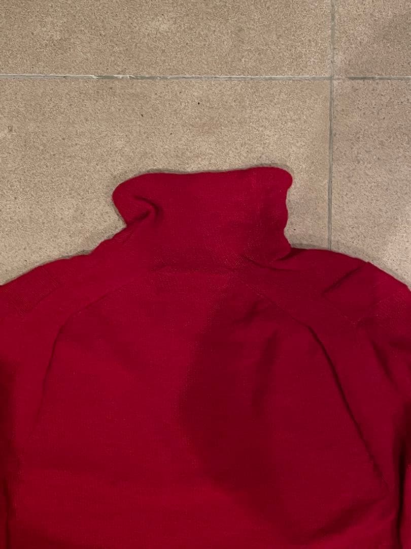 COMME des GARCONS HOMME PLUS ハイネックニット　赤