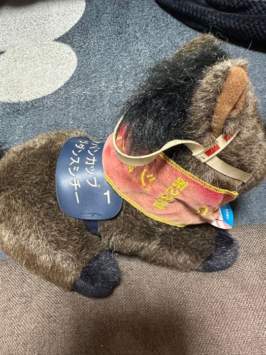 競走馬のぬいぐるみ