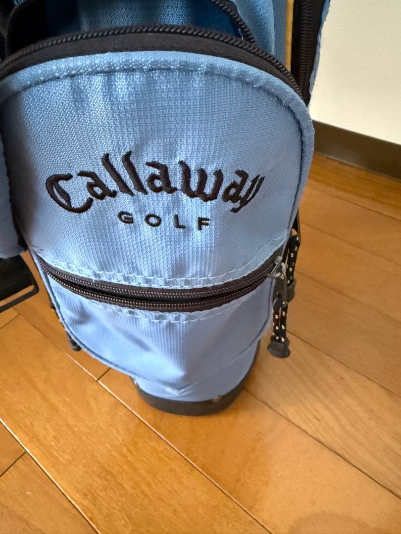 Callaway スタンドキャディバッグ 青　４分割で軽量
