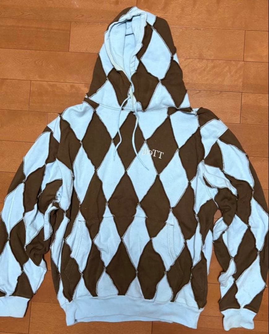 BOTT ダイヤモンドパターン パーカー