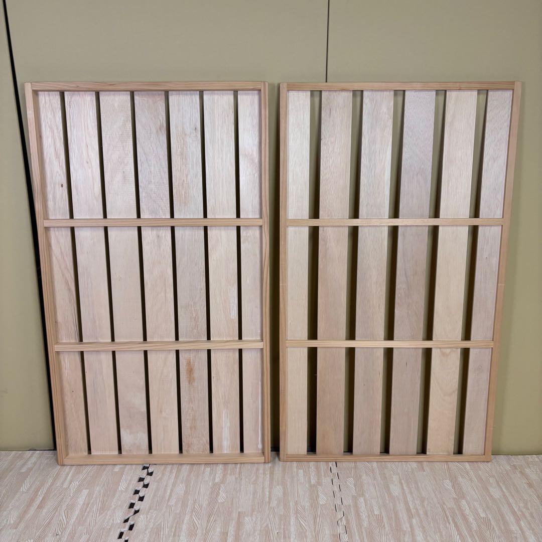 ☆未使用に近い☆　除菌清掃済　大和屋　アネシス　ダークブラウン　すのこ床板＆棚板