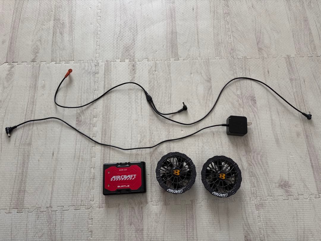 バートル　AIRCRAFT 空調服用ファンバッテリーセット ACD09-24V