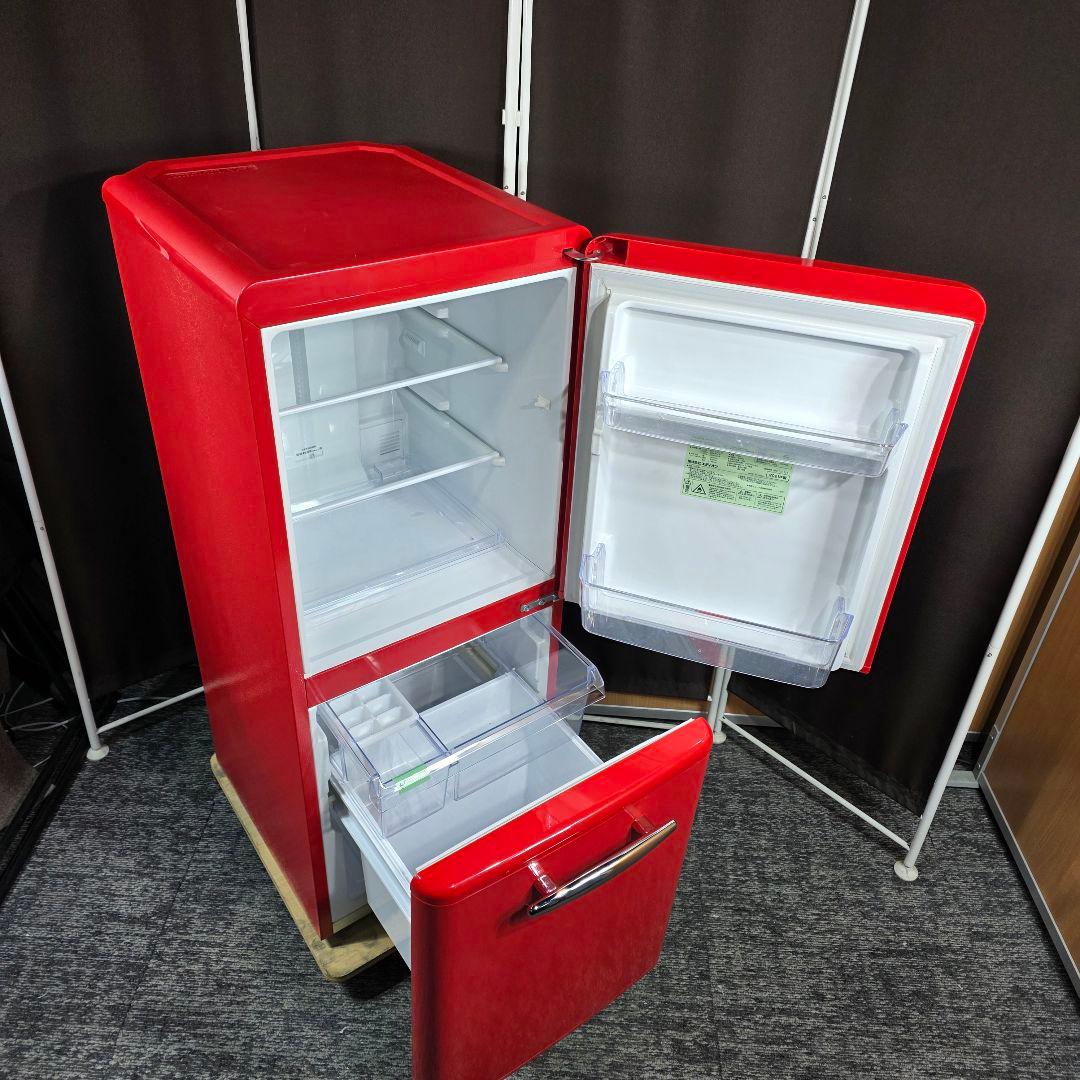 10768送料無料！レトロデザイン！eangle 2ドア 冷蔵庫