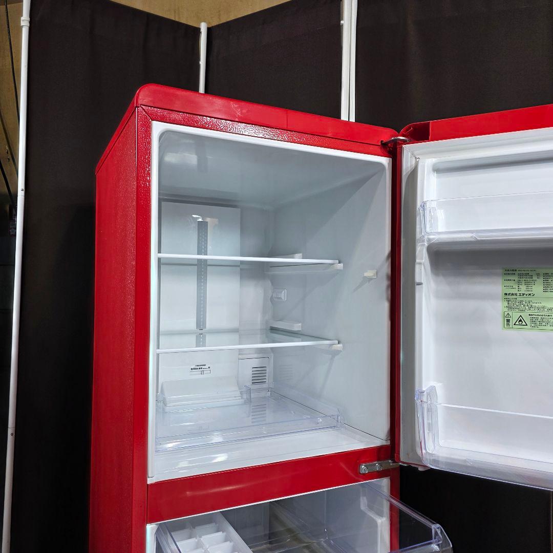 10768送料無料！レトロデザイン！eangle 2ドア 冷蔵庫