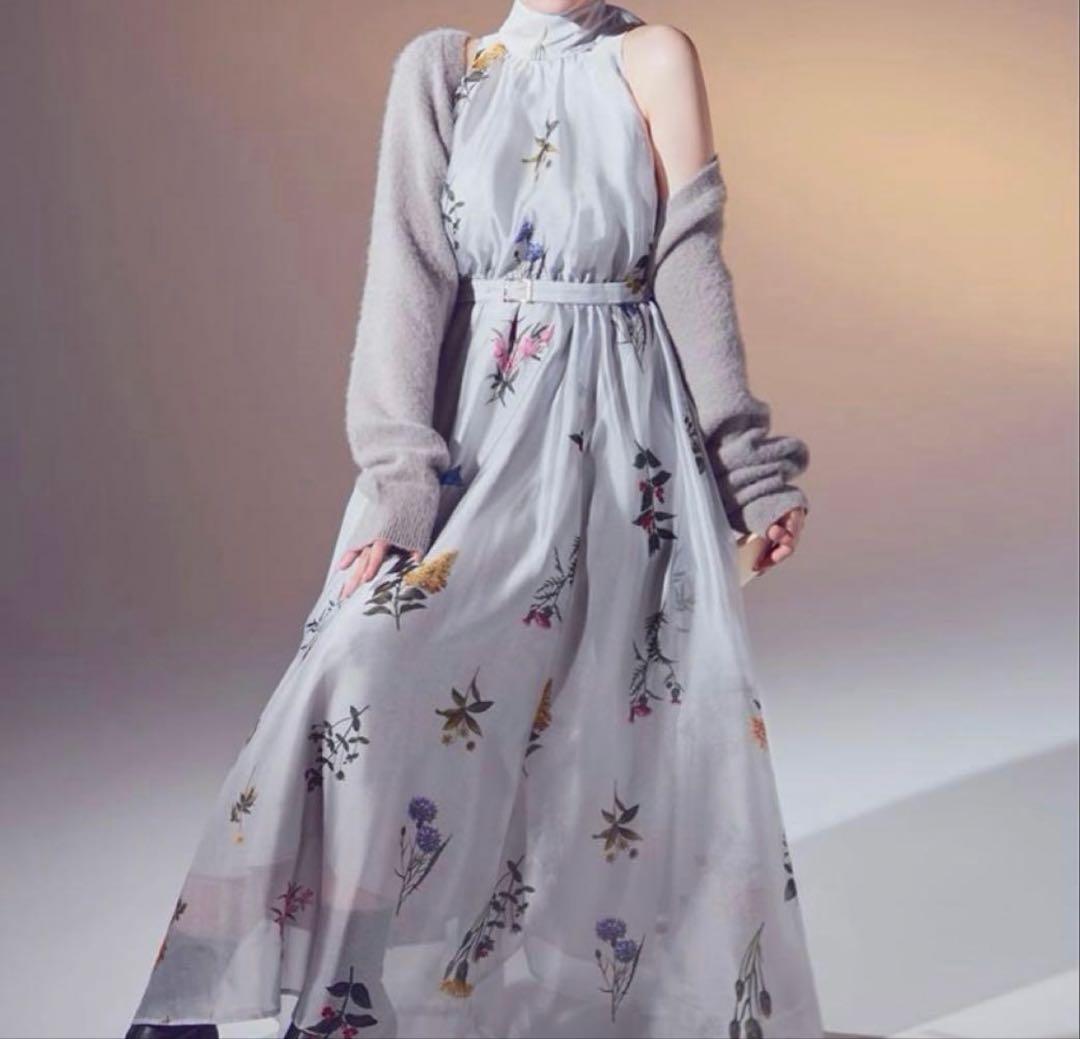 値下げスナイデル Sustainableフラワーモチーフワンピース×ボレロセット