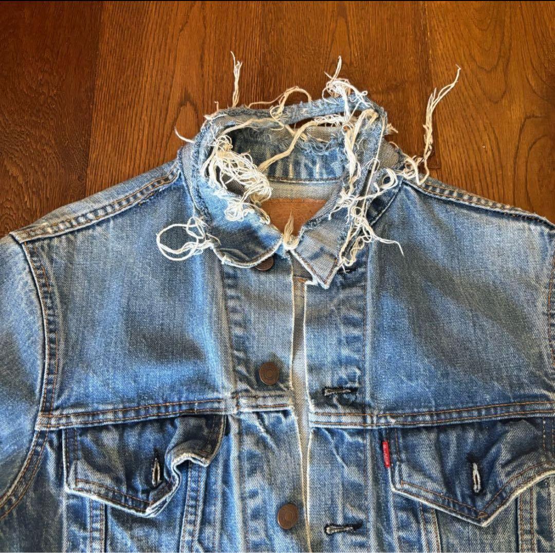 l*巻様 Levi's 60s 4th ビッグE デニムジャケット　Gジャン　布