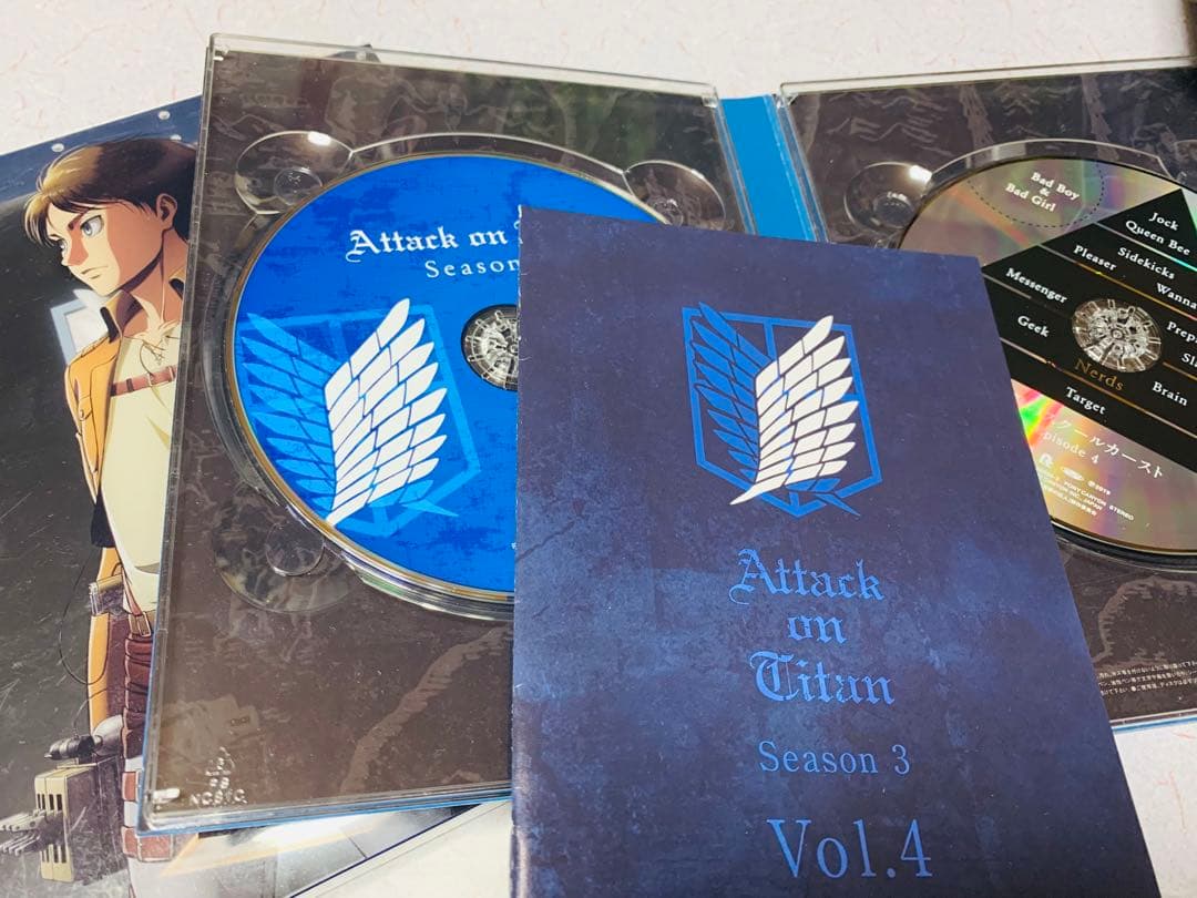 進撃の巨人 Season3 1.2.3.4.6 セット　Blu-ray 初回限定