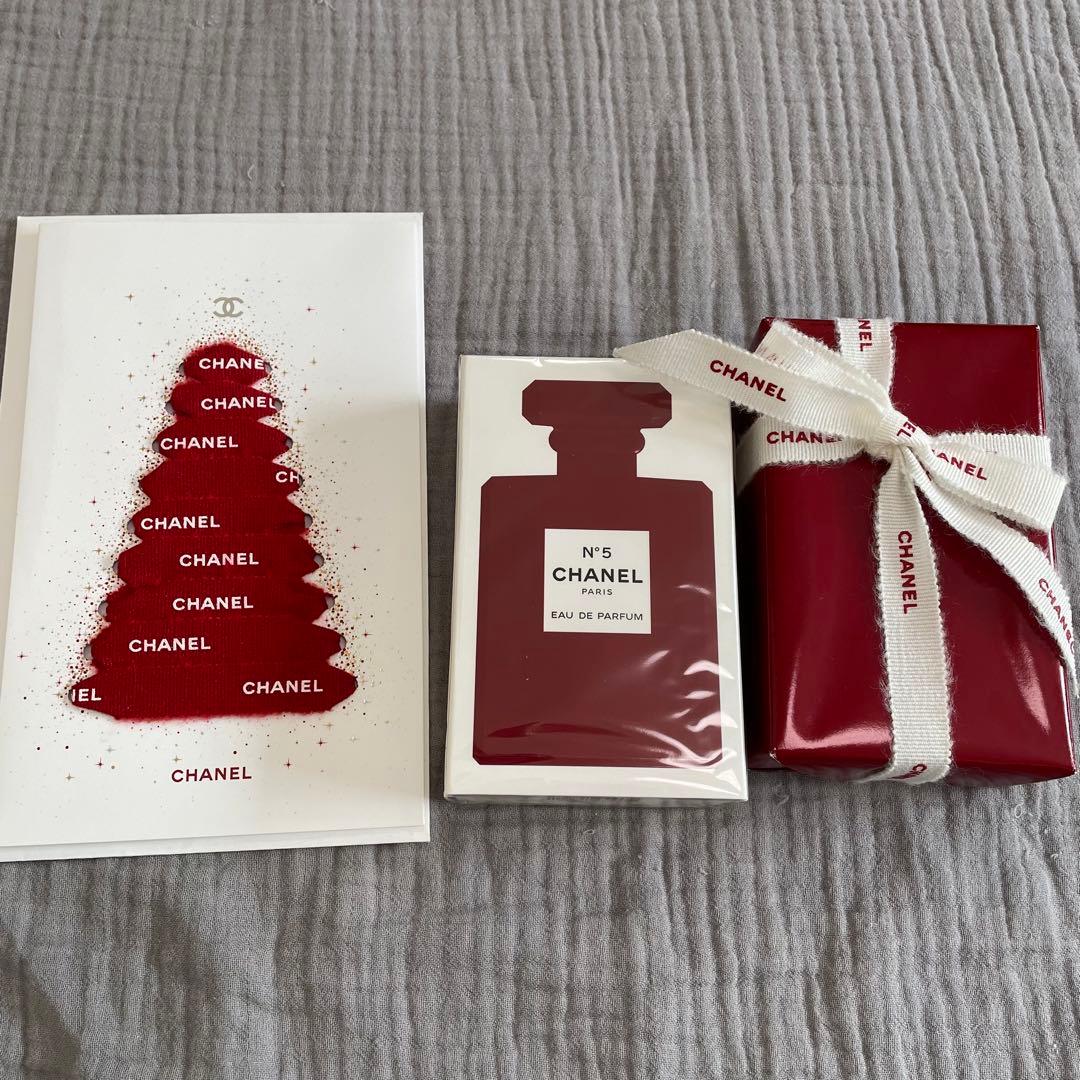 シャネル CHANEL No. 5 限定 赤いボトル 香水