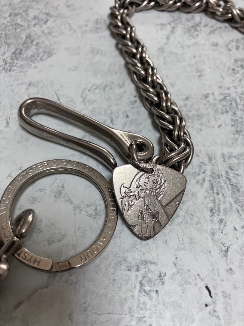 ヒステリックグラマー編み込みウォレットチェーン