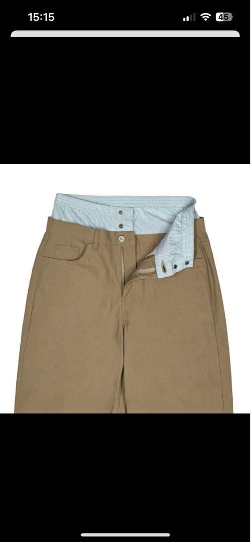 BIO wear CHINO WITH UNDERWEAR ドッキングパンツ