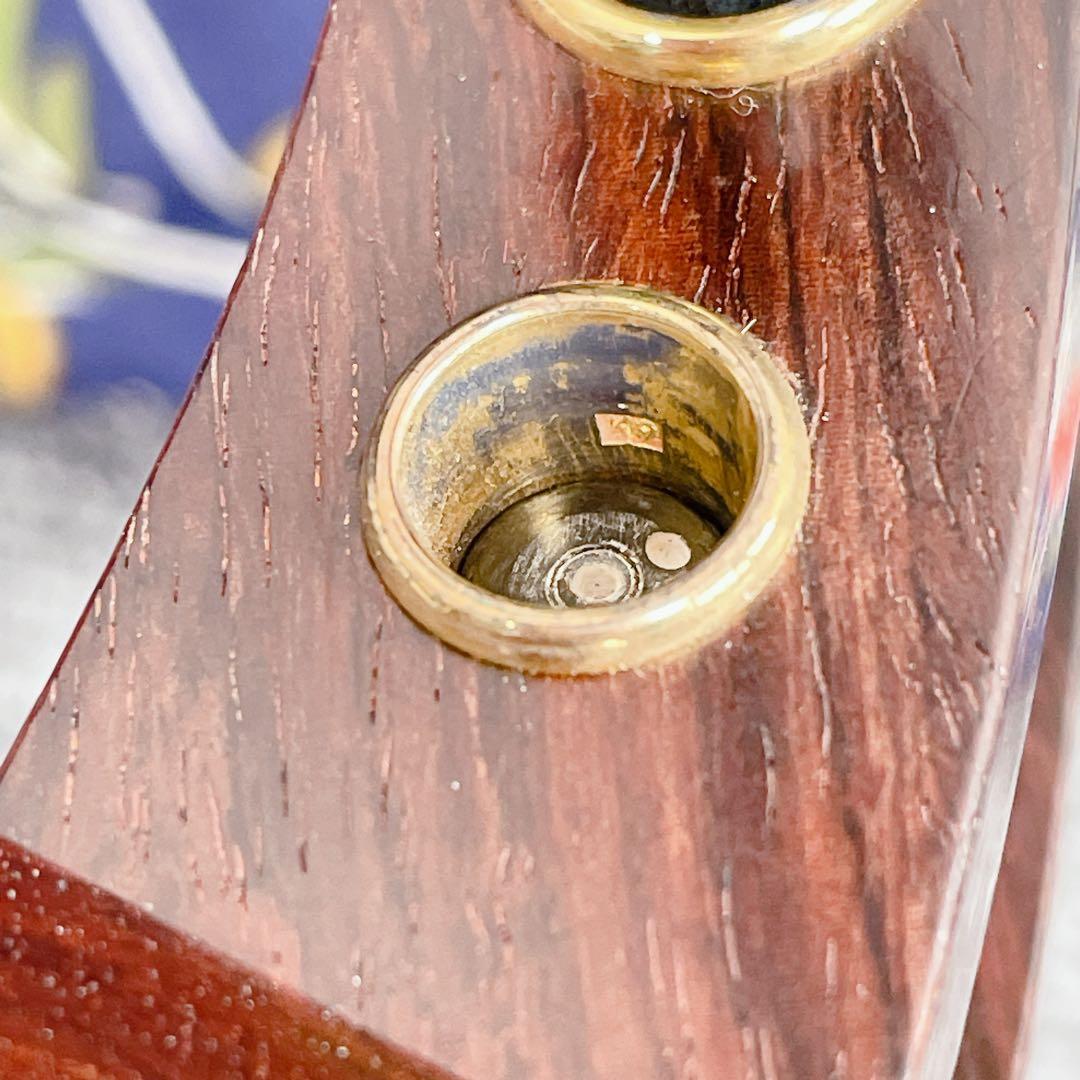 中棹 三味線 虎トチ紅木 子持ち綾杉胴 二本溝 金細 K9 紅木糸巻き 和楽器