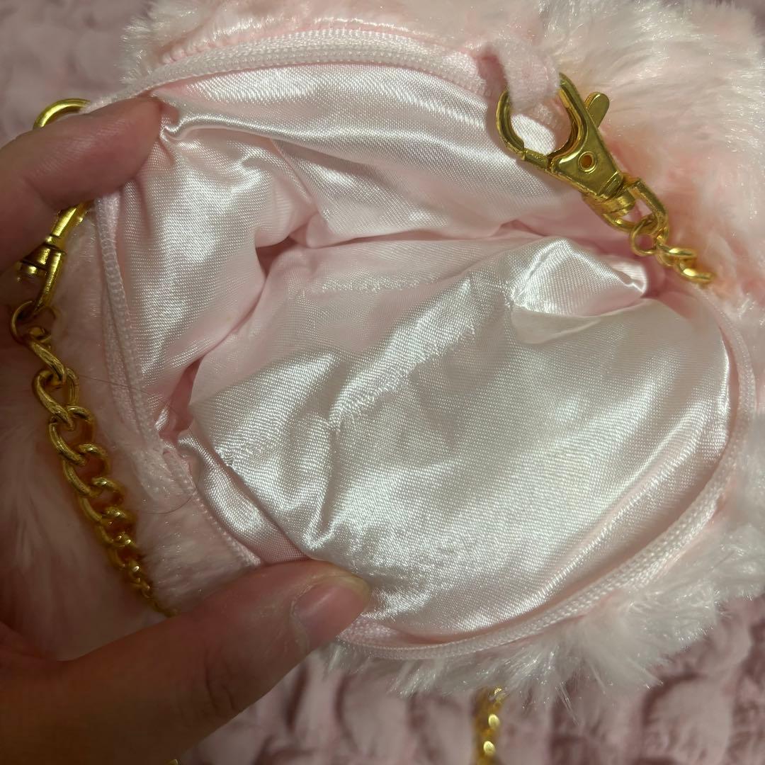 リズリサ　リズメロ ケーキ柄 ぬいぐるみポシェット