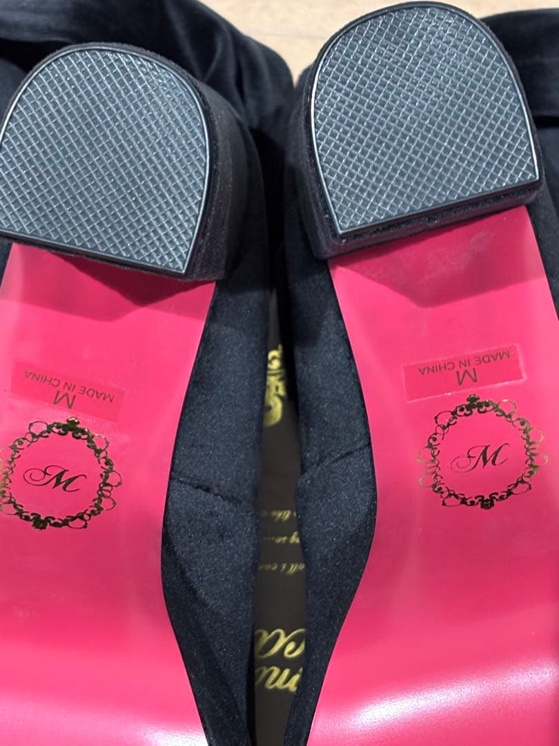 ミシェルマカロンニーハイブーツ ブラック サイズM