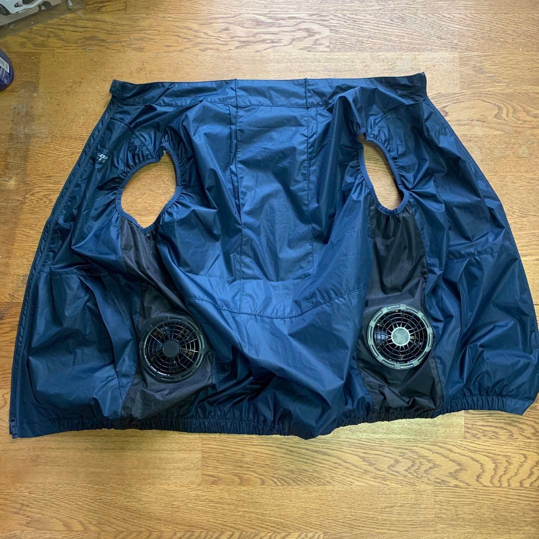 ファン付き冷却服 ネイビー