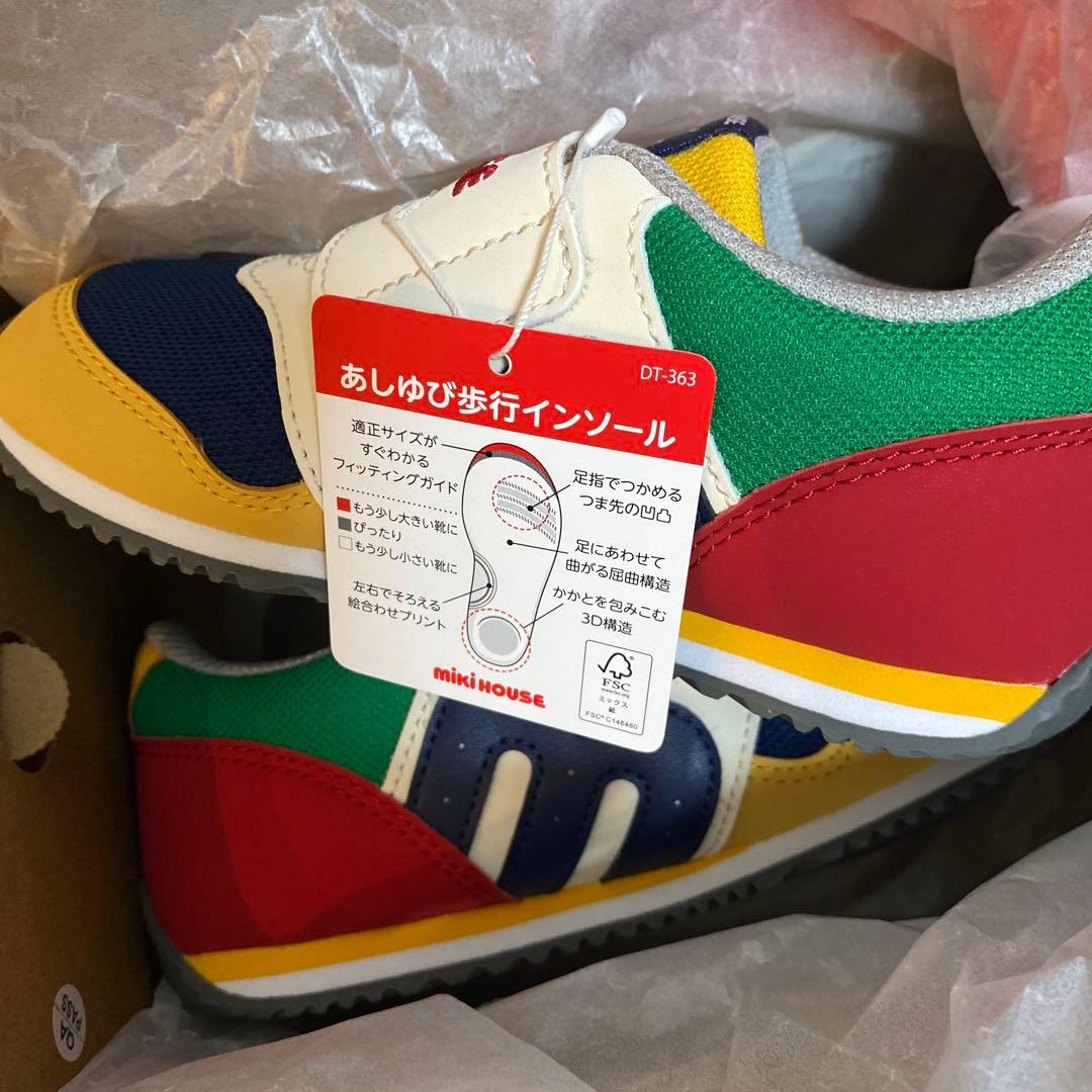 ミキハウス　ミズノコラボ キッズシューズ