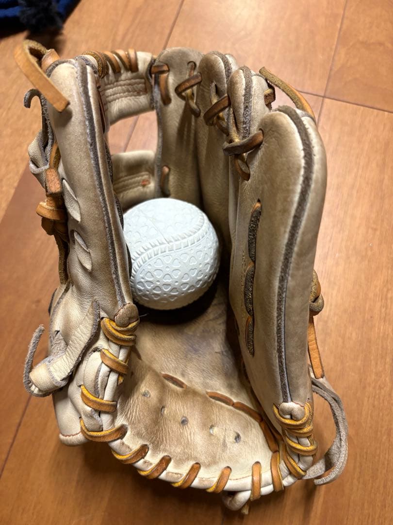 Mizuno Pro キャメル　軟式グローブ　内野