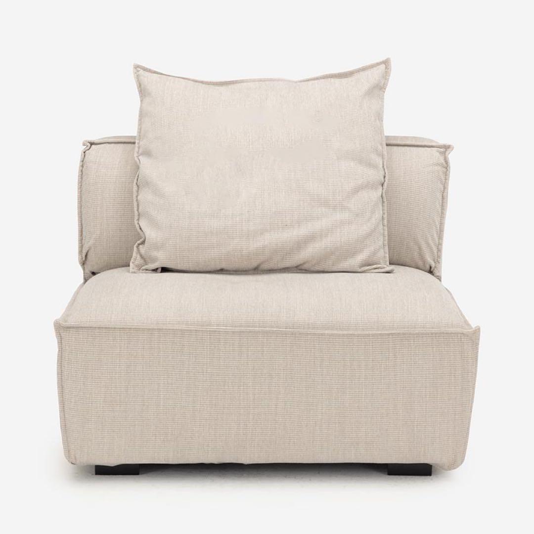 ACTUS 1人掛けソファ 付属クッション付き