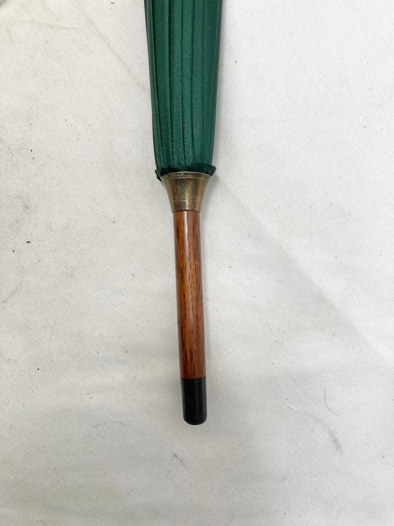 皇室御用達　前原光栄商店　16本骨　長傘　緑