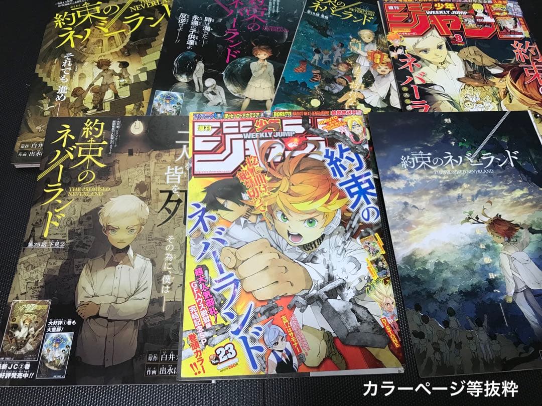 約束のネバーランド　切り抜き　白井カイウ　出水ポスカ　週刊少年ジャンプ