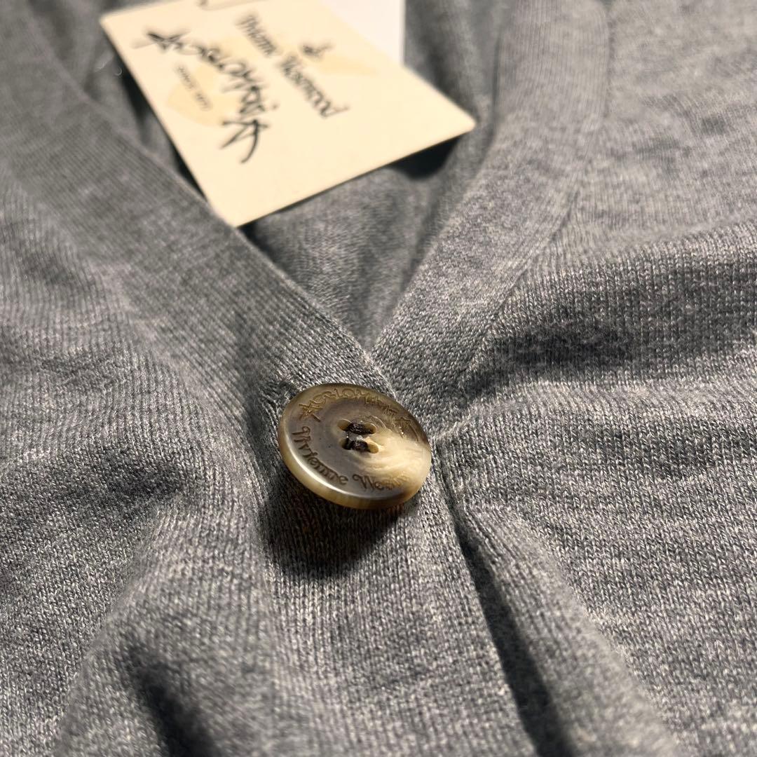 未使用タグ付き　ヴィヴィアンウエストウッド　アングロマニア　カーディガン　グレー