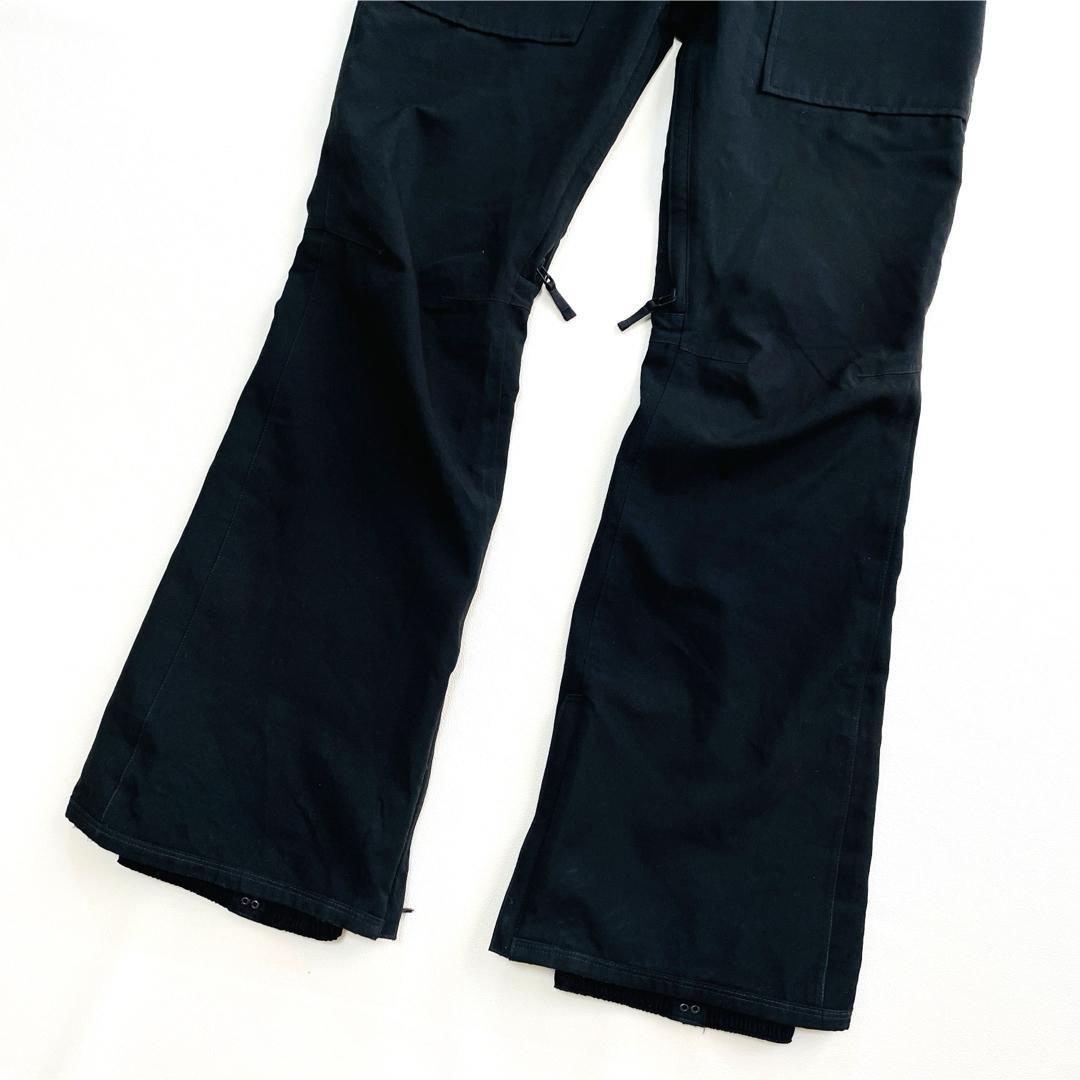 6645 バートン　ビブパンツ　スノボウェア レディース ブラック つなぎ