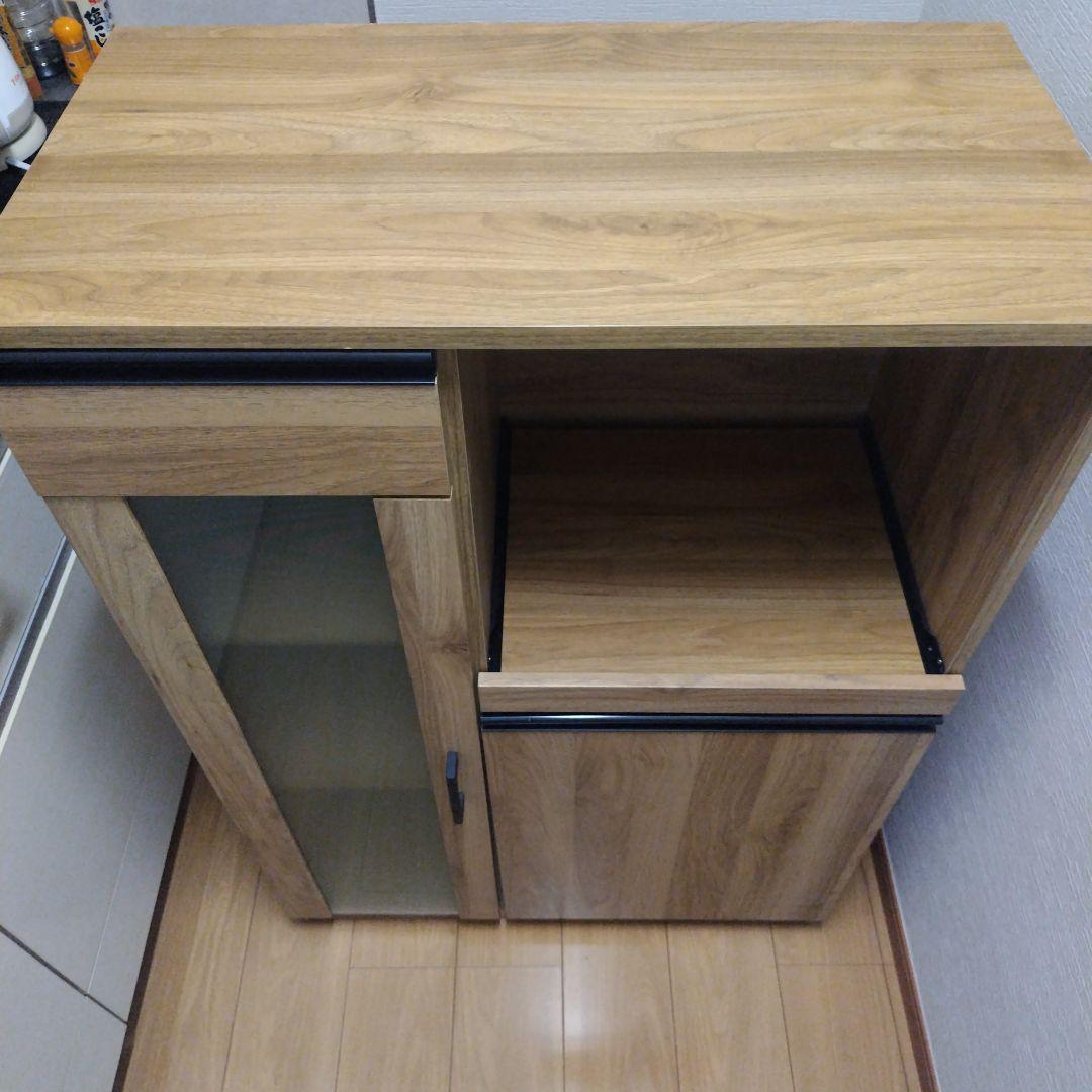 2024年製　ニトリ　レンジ台　フォルムS RE1175 LBR